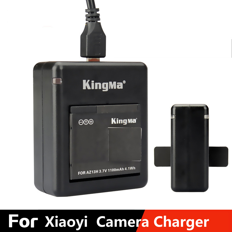 KingMa USB Dual Charger for Xiaomi yi Camera Xiaoyi Charger xiomi Yi Accessories